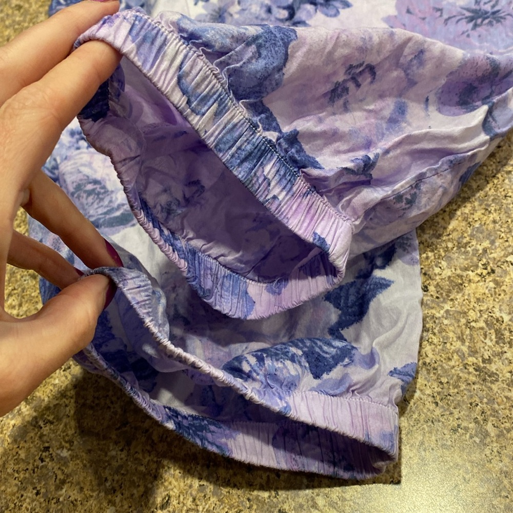 Victoria’s Secret Pajama Bottoms Pants Floral Lightweight Large - Picture 13 of 17